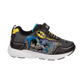 Josmo Boys Batman - Toddler Sneaker Superhero Comics Slip on Laceless Runner Breathable Sneakers Light Up Tennis (Size 6-12 Toddler)